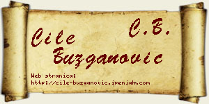Ćile Buzganović vizit kartica